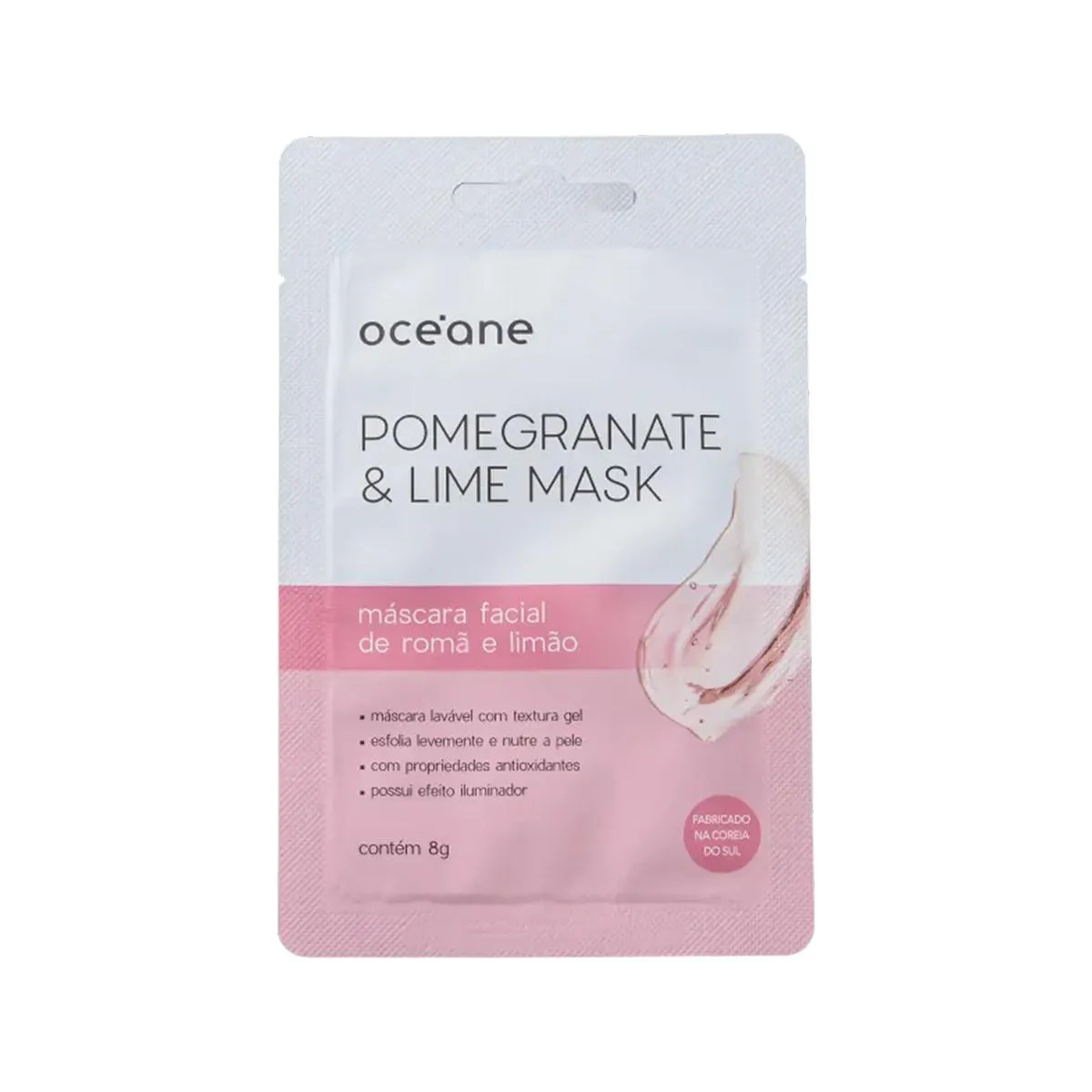 Máscara Facial Océane Pomegranate & Lime Mask Romã e Limão