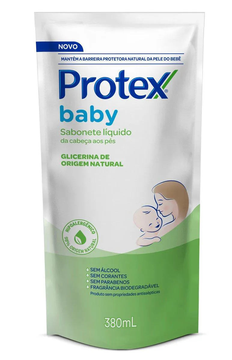 Sabonete Líquido Protex Baby Glicerina Refil 380ml