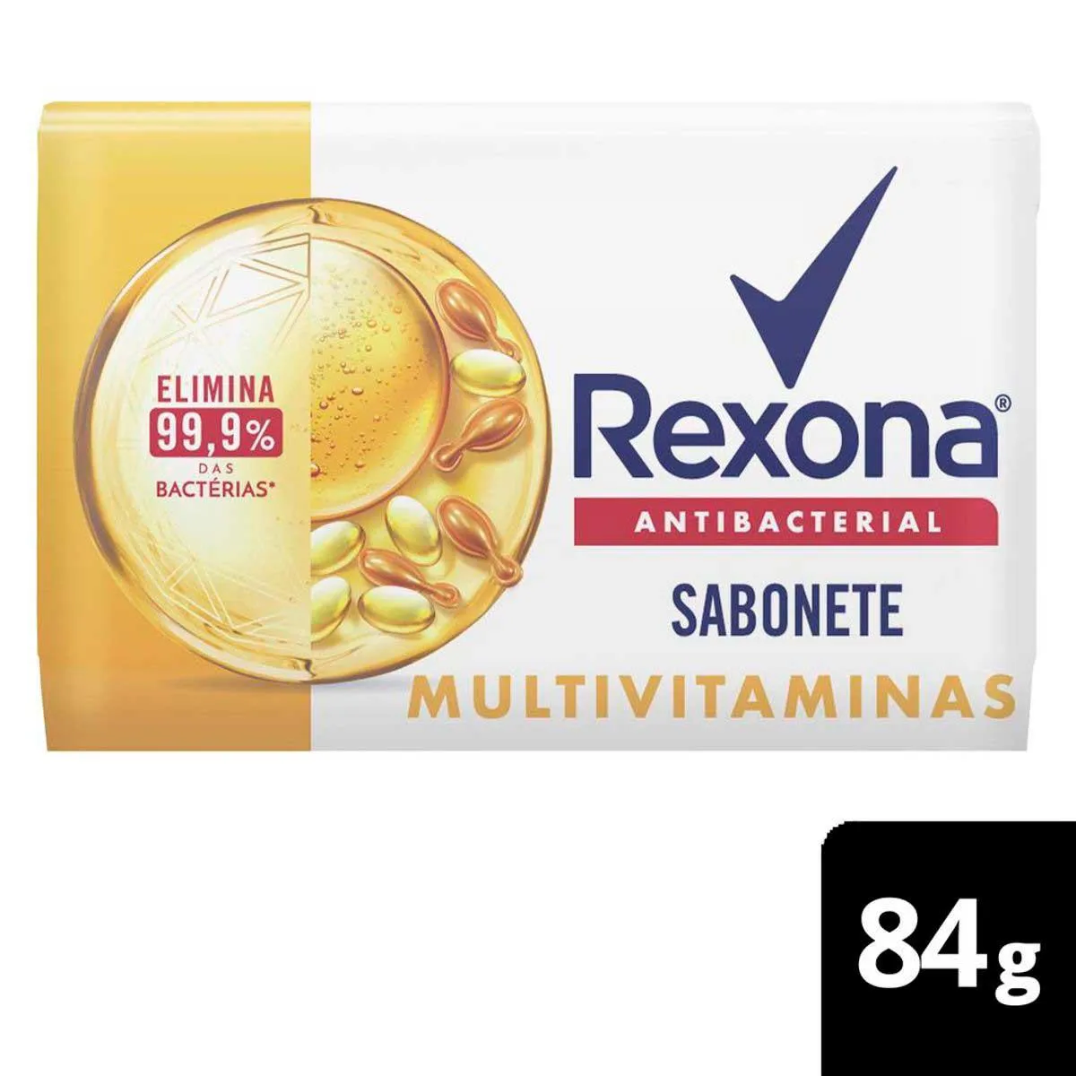 Sabonete em Barra Rexona Antibacterial Multivitaminas 84g