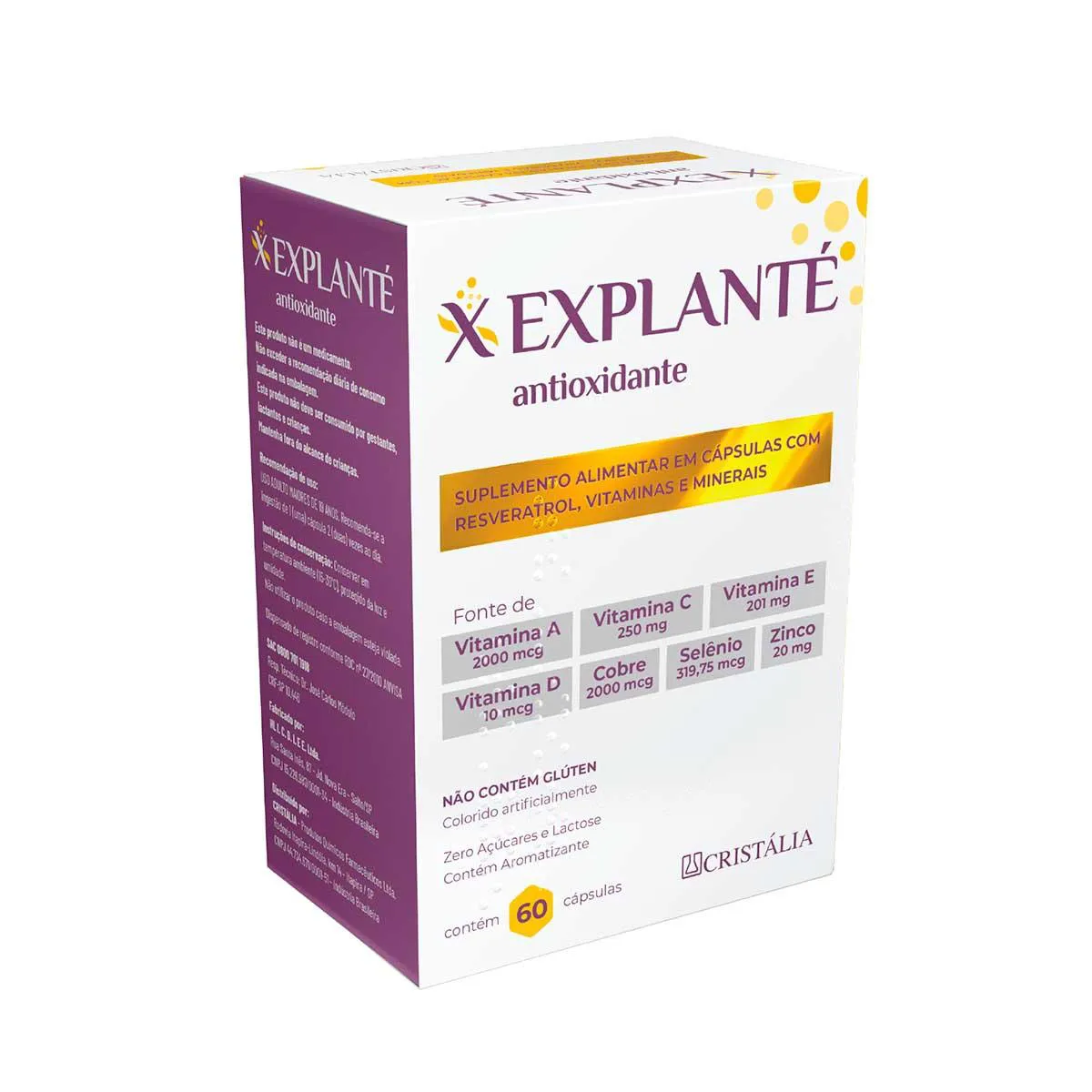 Polivitamínico Explanté Antioxidante 60 cápsulas