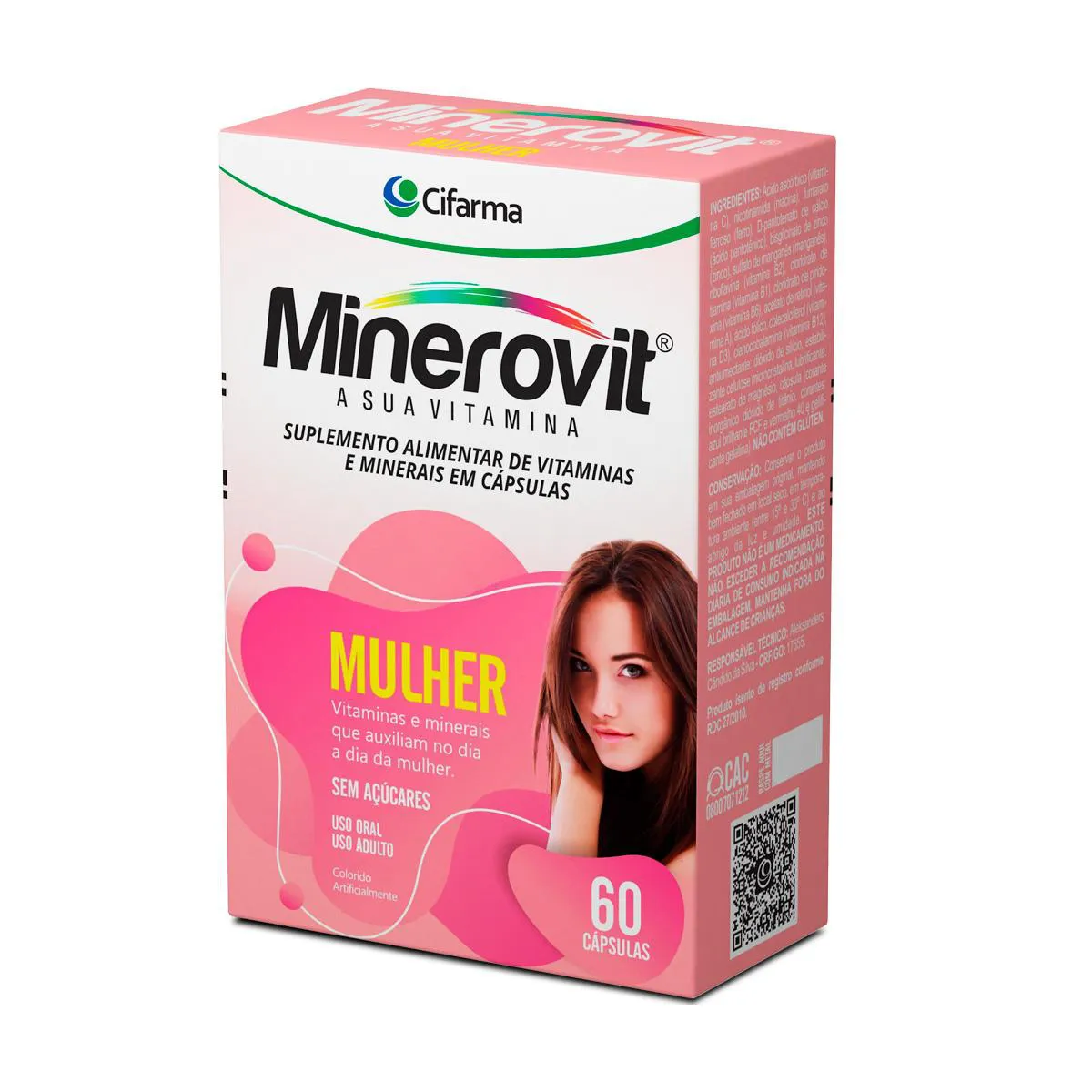 Polivitamínico Minerovit Mulher 60 cápsulas