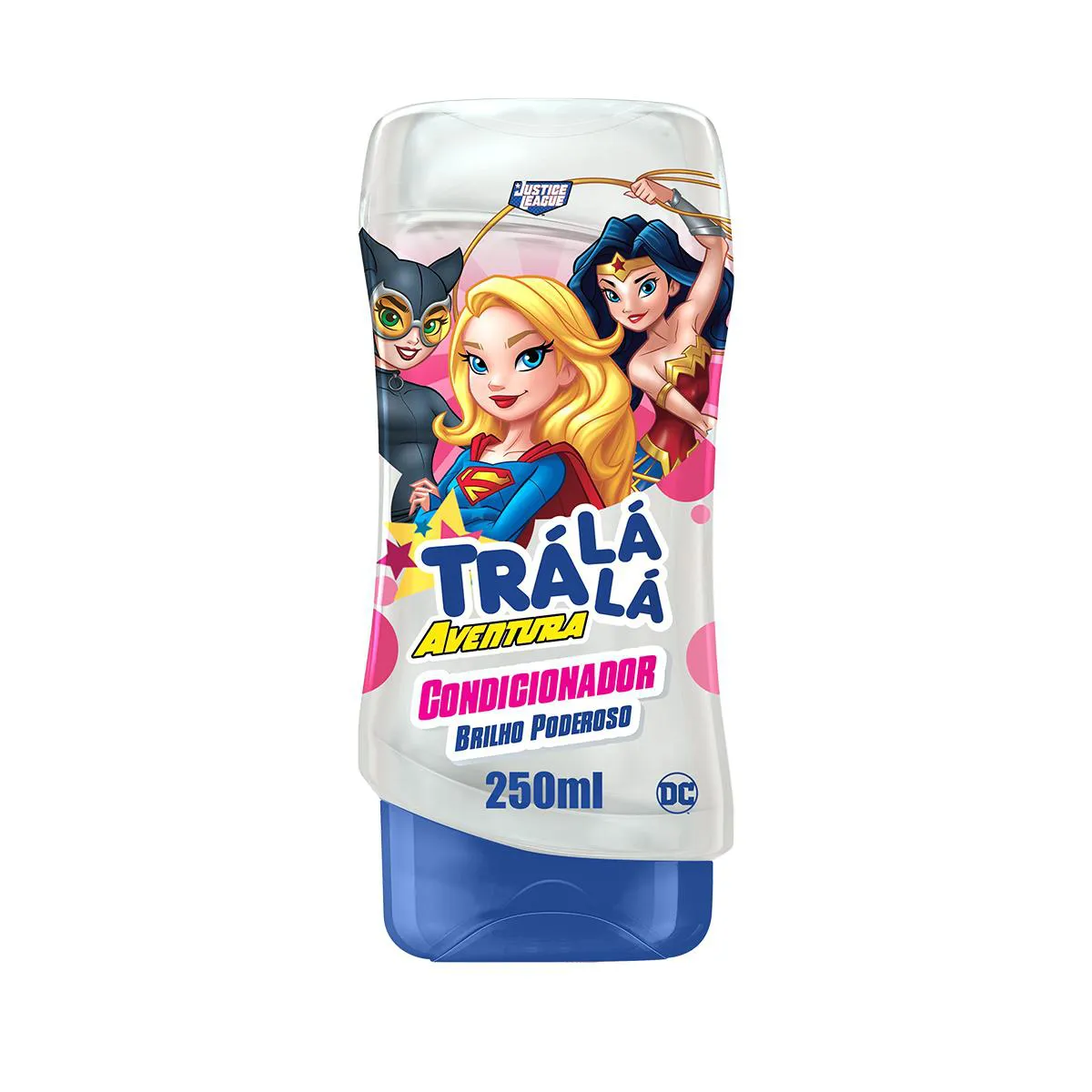 Condicionador Infantil Trá Lá Lá Aventura Justice League Brilho Poderoso 250ml