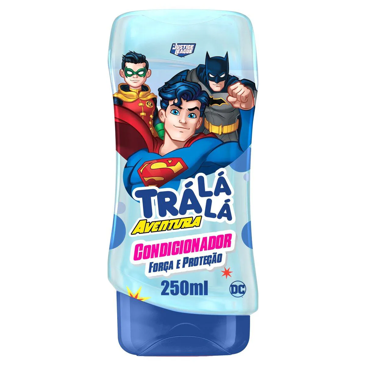 Condicionador Infantil Trá Lá Lá Aventura Justice League Força e Proteção 250ml