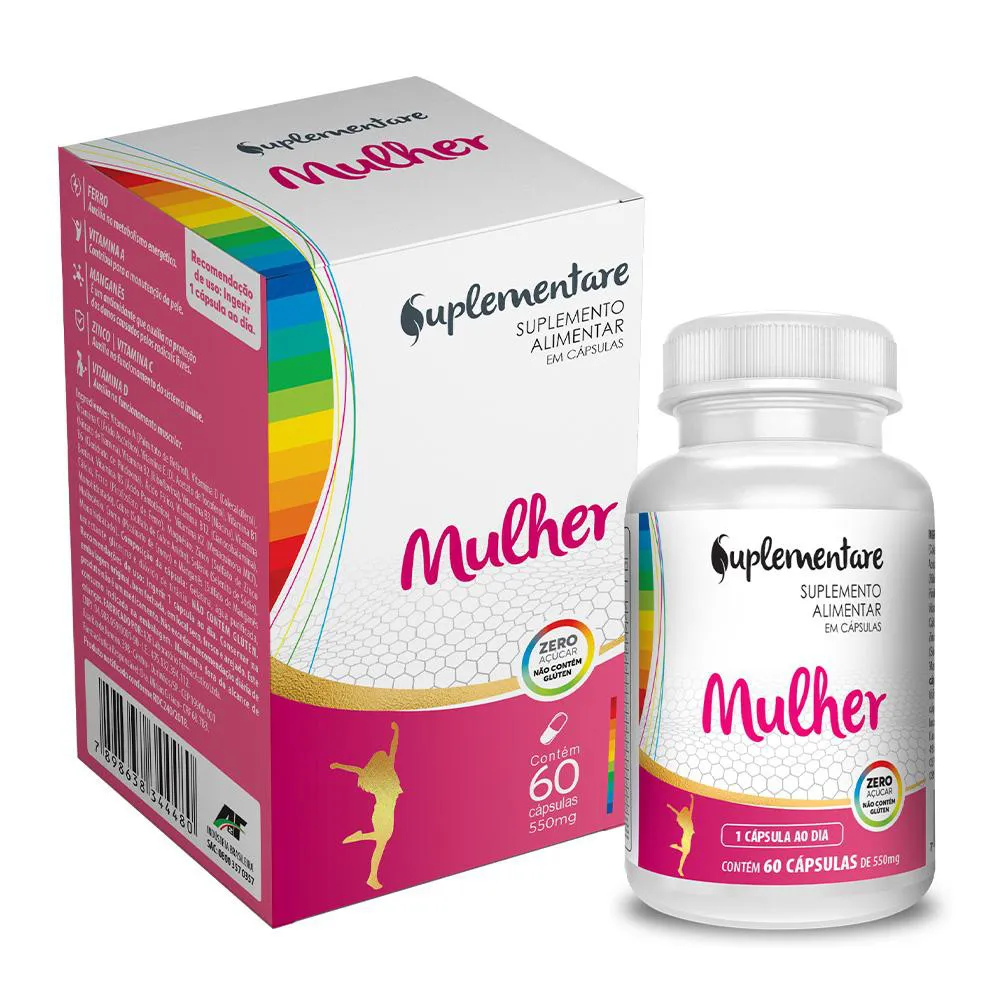 Polivitamínico Suplementare Mulher 60 cápsulas