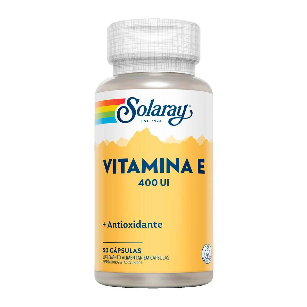 Vitamina E Solaray 400UI 50 cápsulas