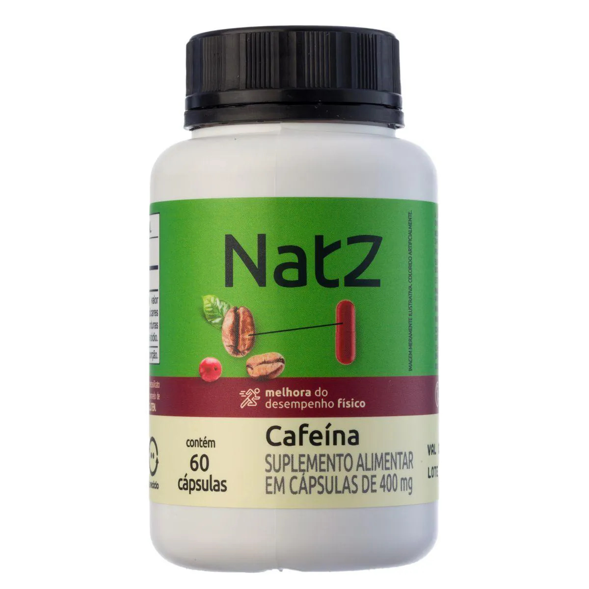 Cafeína Natz 60 cápsulas