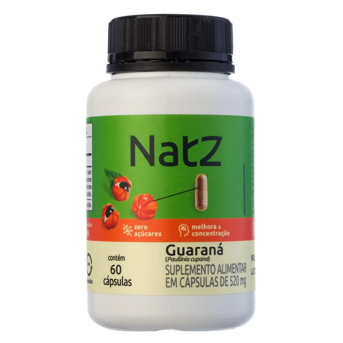 Guaraná Natz 60 cápsulas