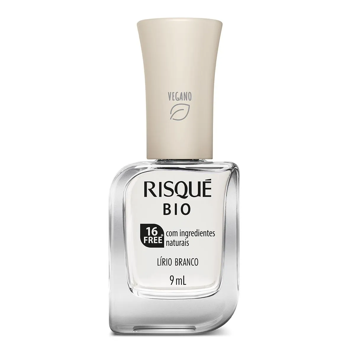 Esmalte Risqué Bio Lírio Branco 9ml