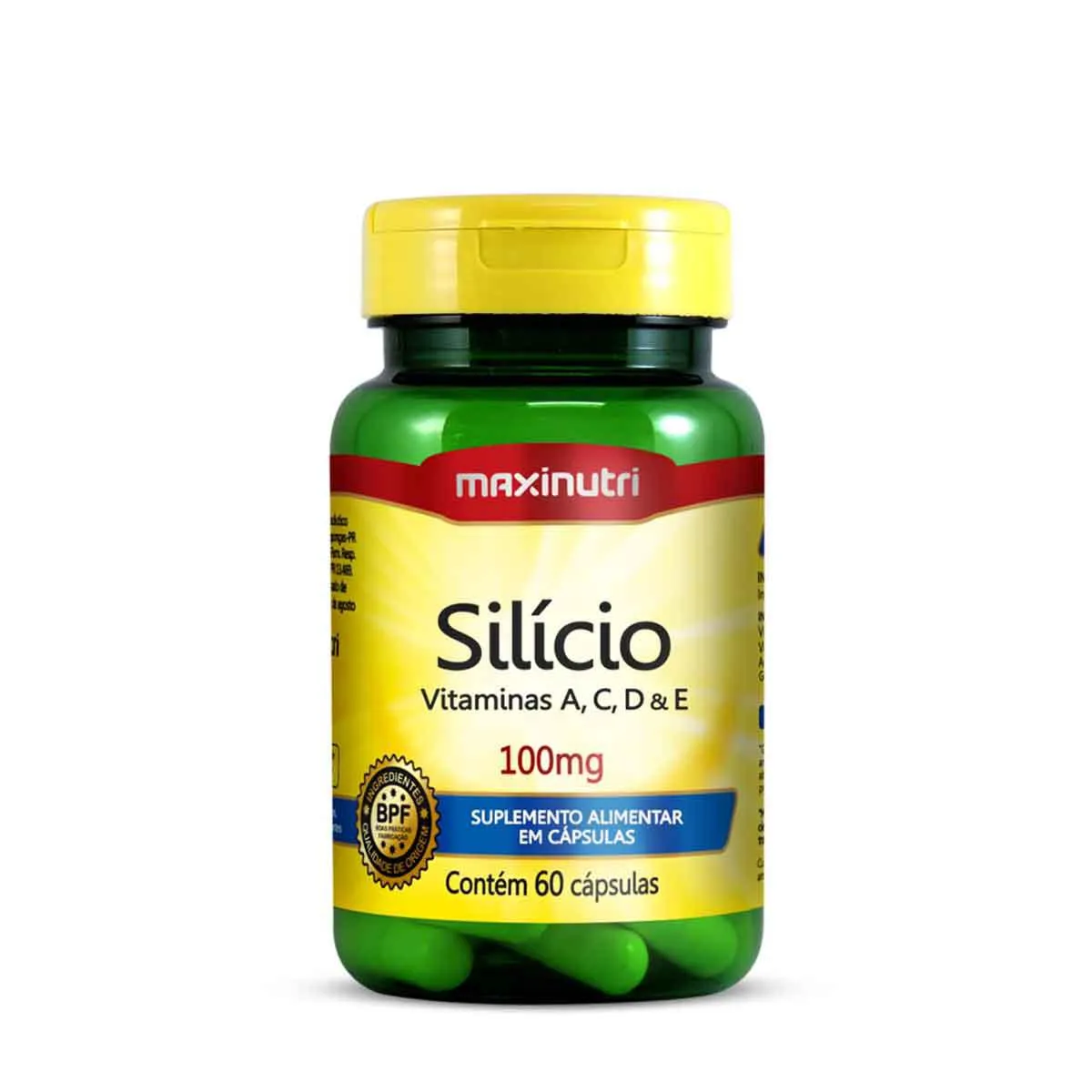 Polivitamínico Silício Maxinutri 100mg 60 cápsulas