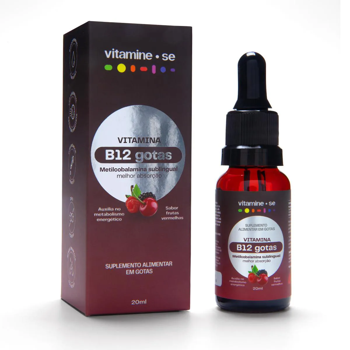 Vitamina B12 Vitaminese Gotas Sublingual 20ml Preço Droga Raia