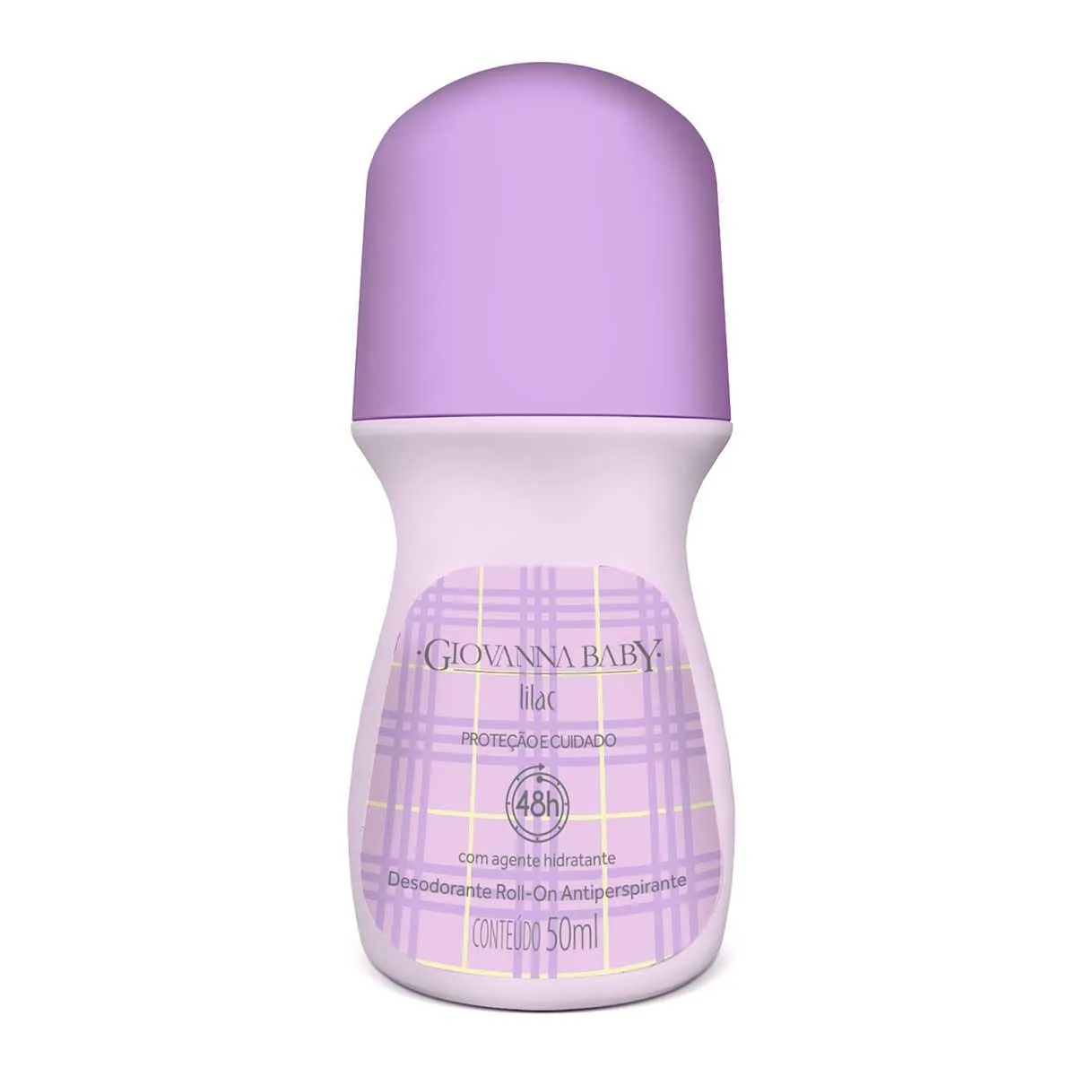 Desodorante Antitranspirante Roll-On Giovanna Baby Lilac Feminino 48h 50ml