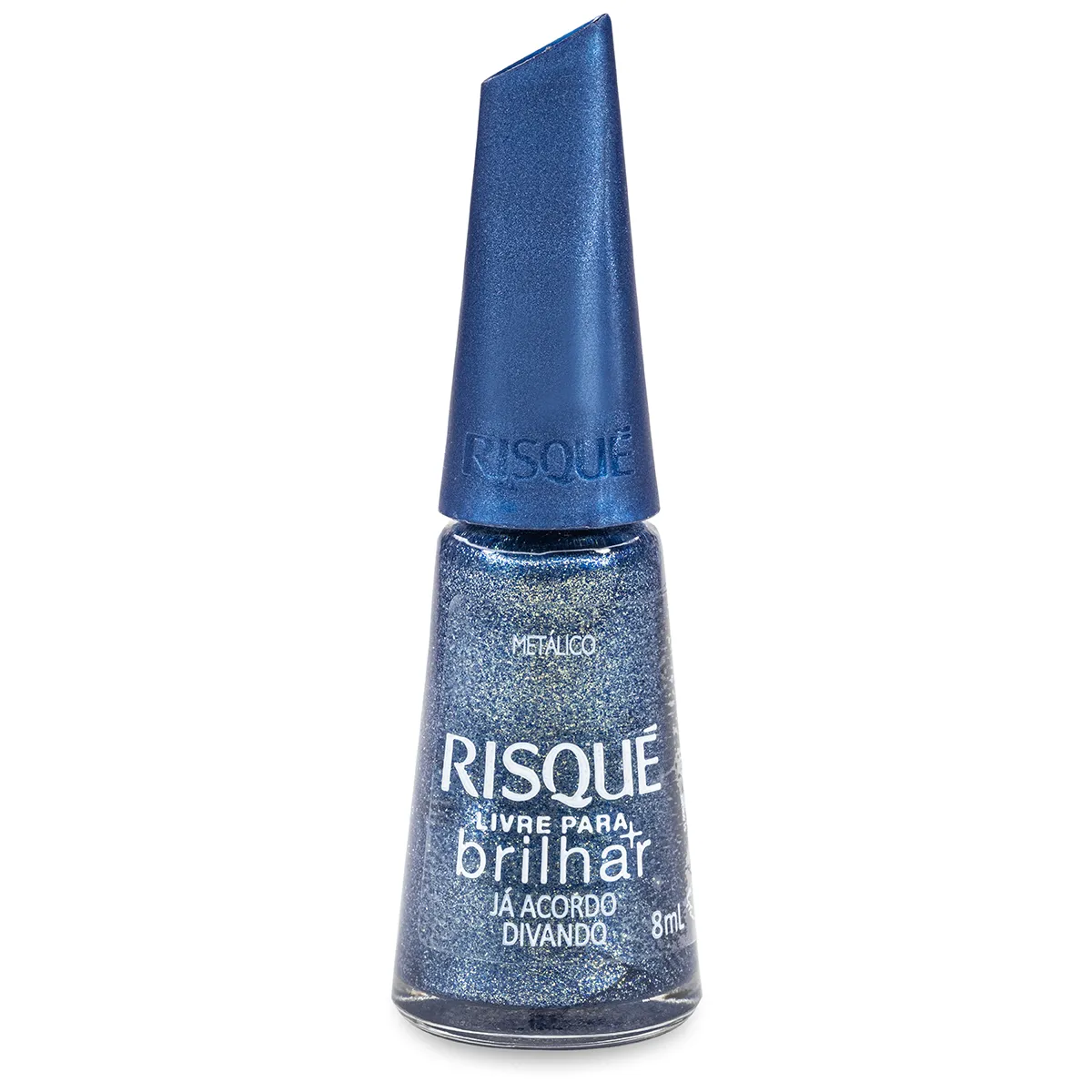 Esmalte Glitter Risqué Livre Para Brilhar 8ml – Já Acordo Divando