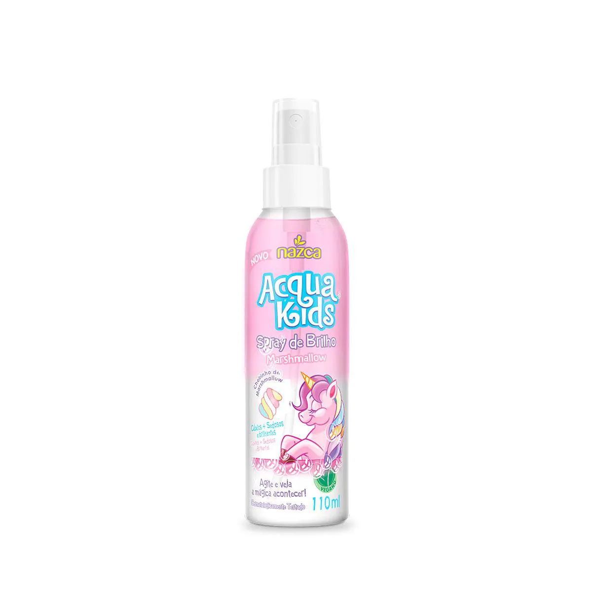 Spray de Brilho Infantil Acqua Kids Marshmallow 110ml