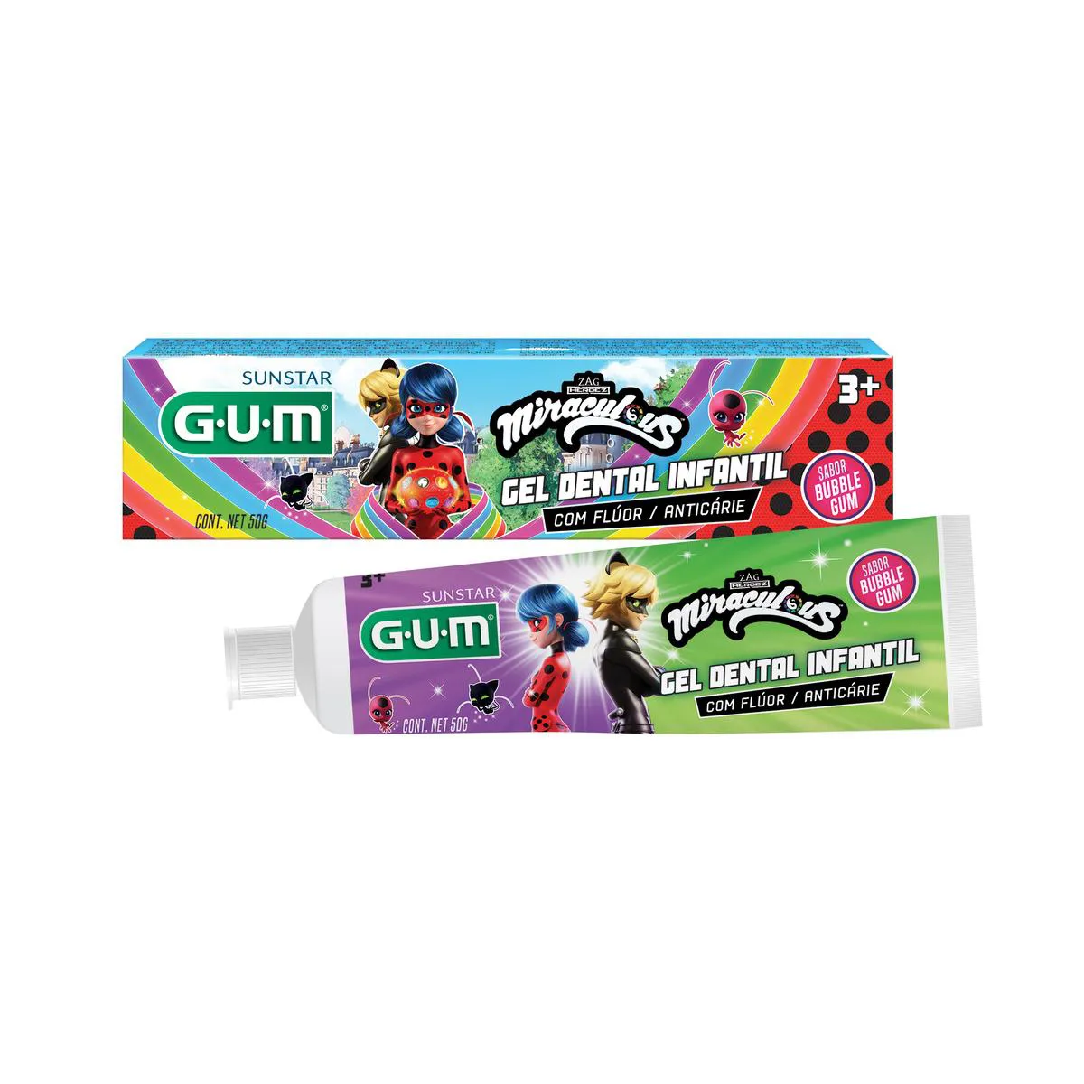 Gel Dental Infantil GUM Miraculous 50g