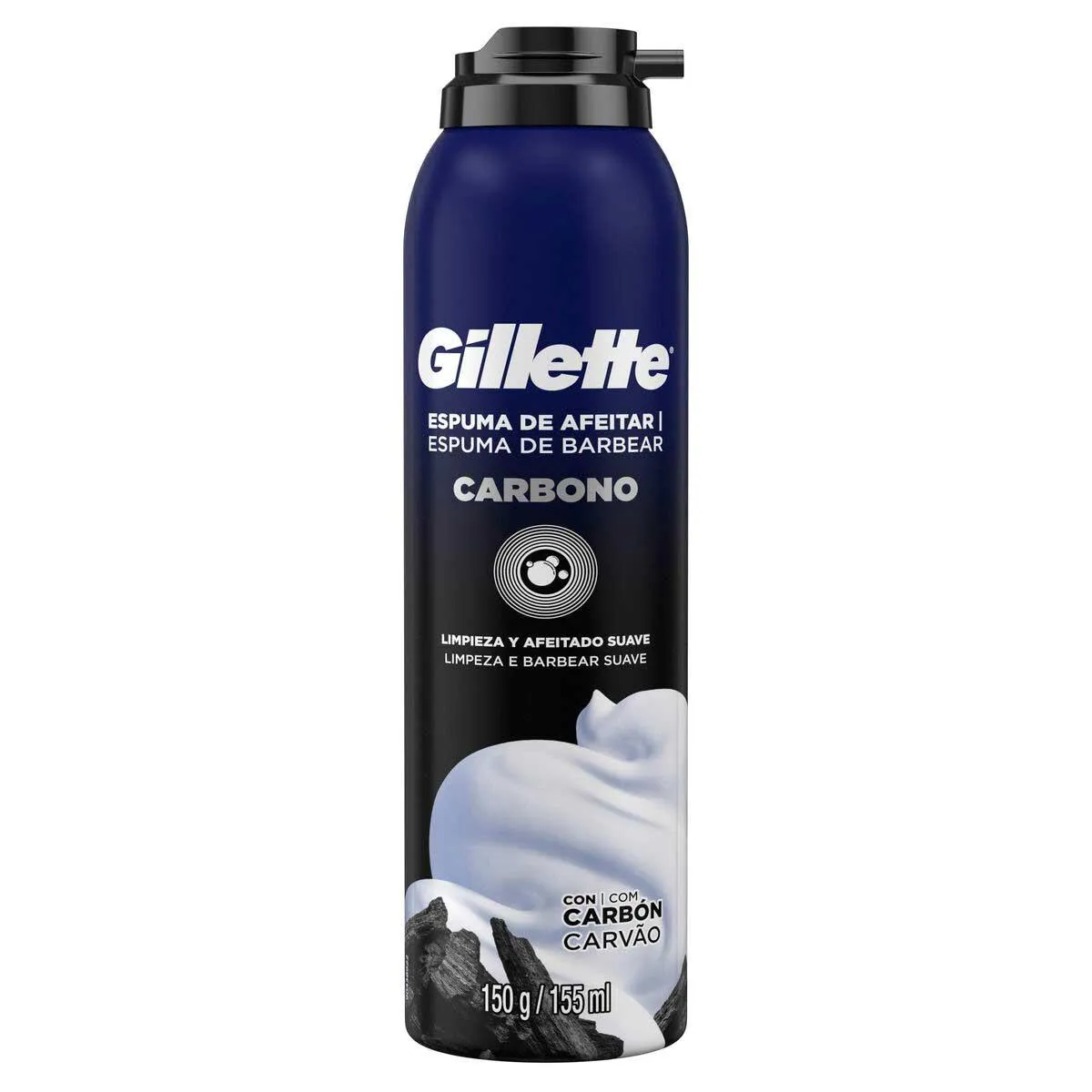 Espuma de Barbear Gillette Carbono 150g