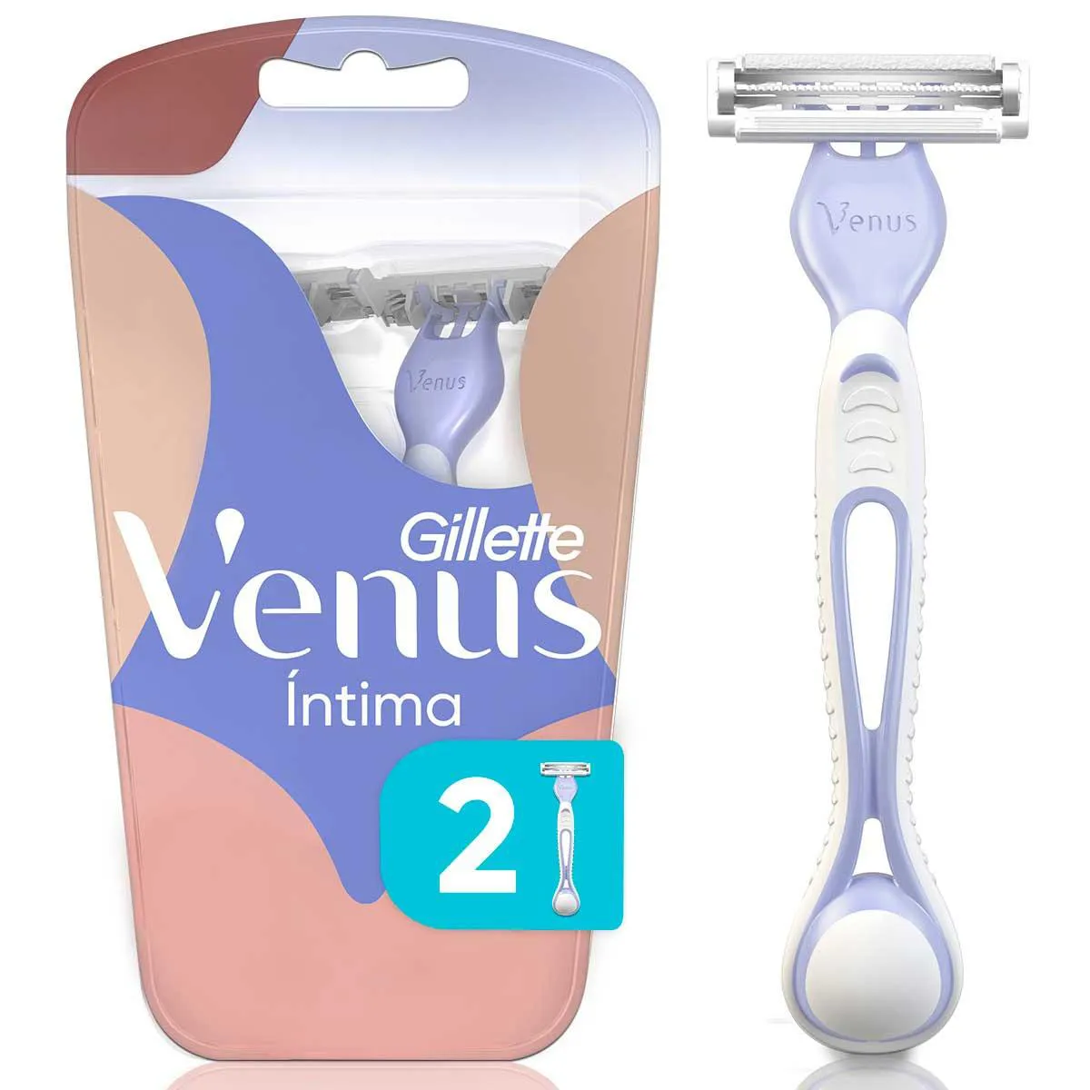 Aparelho de Depilar Descartável Gillette Venus Íntima 2 Unidades