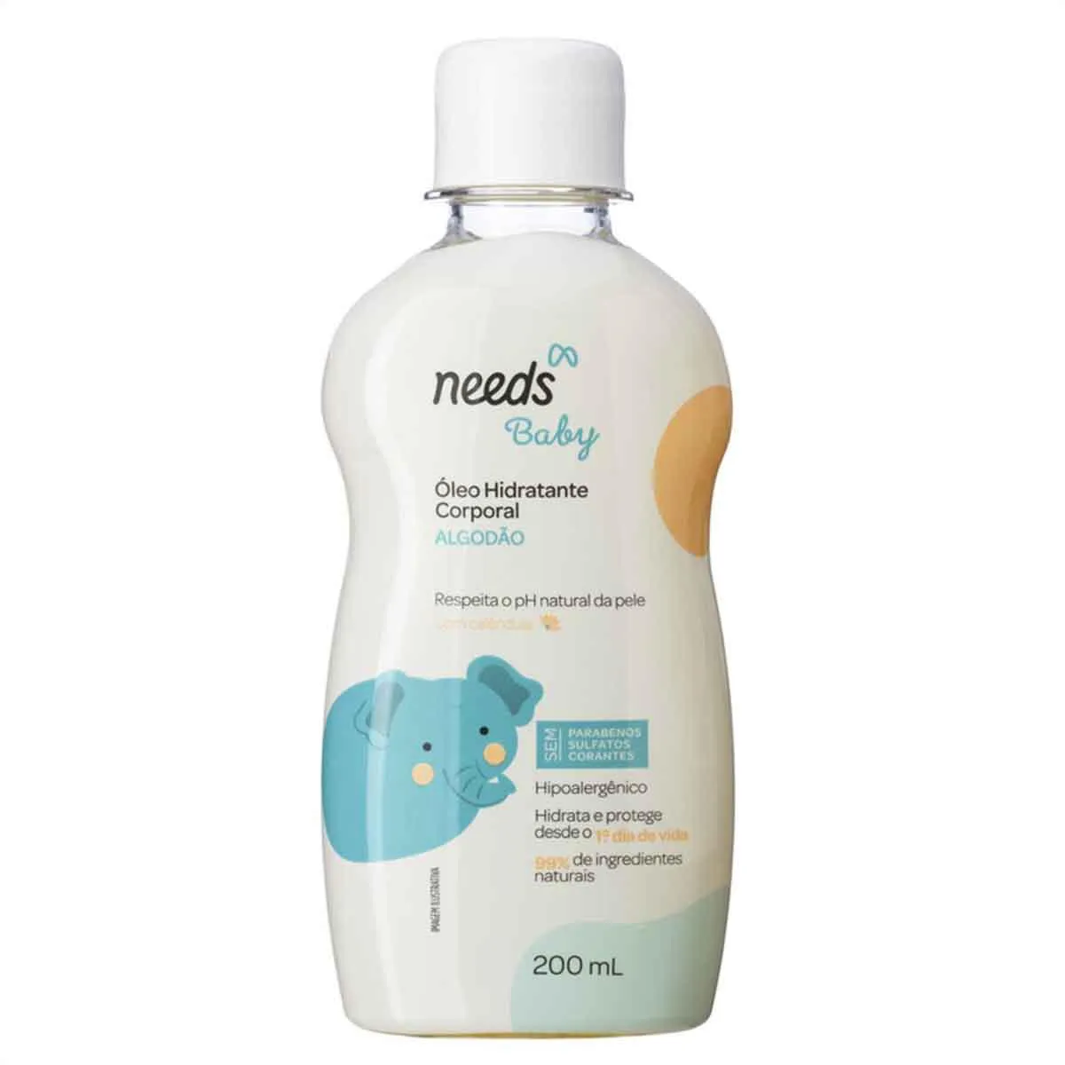 Needs Baby Óleo Hidratante Corporal Algodão - Preço exclusivo online ...