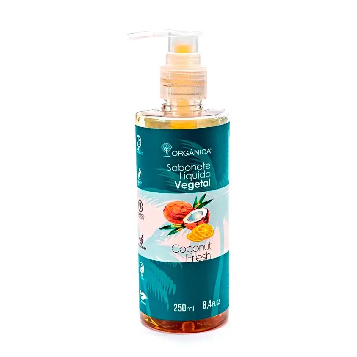 Sabonete Líquido Orgânica Coconut Fresh 250ml