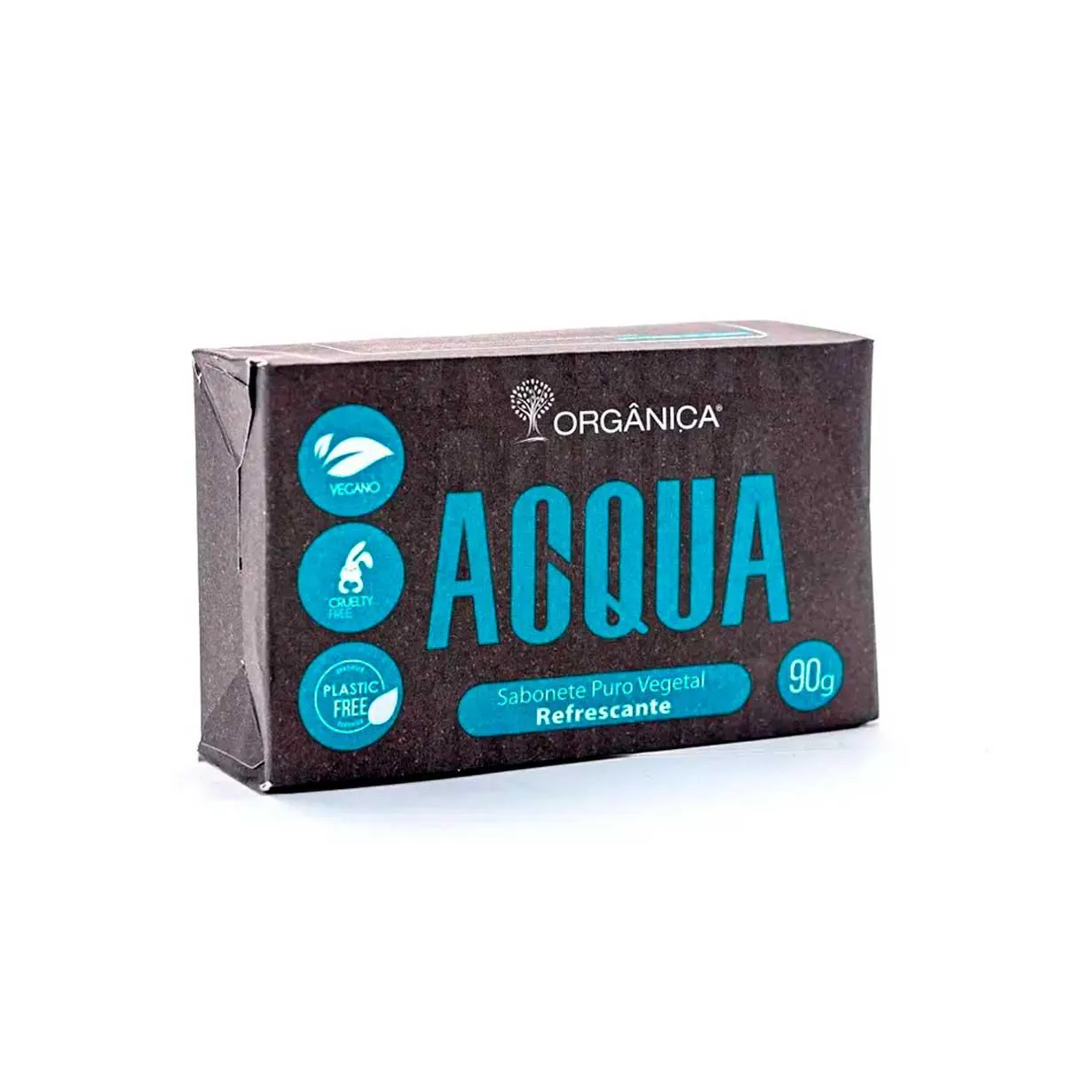 Sabonete em Barra Puro Vegetal Orgânica Acqua For Men Refrescante 90g