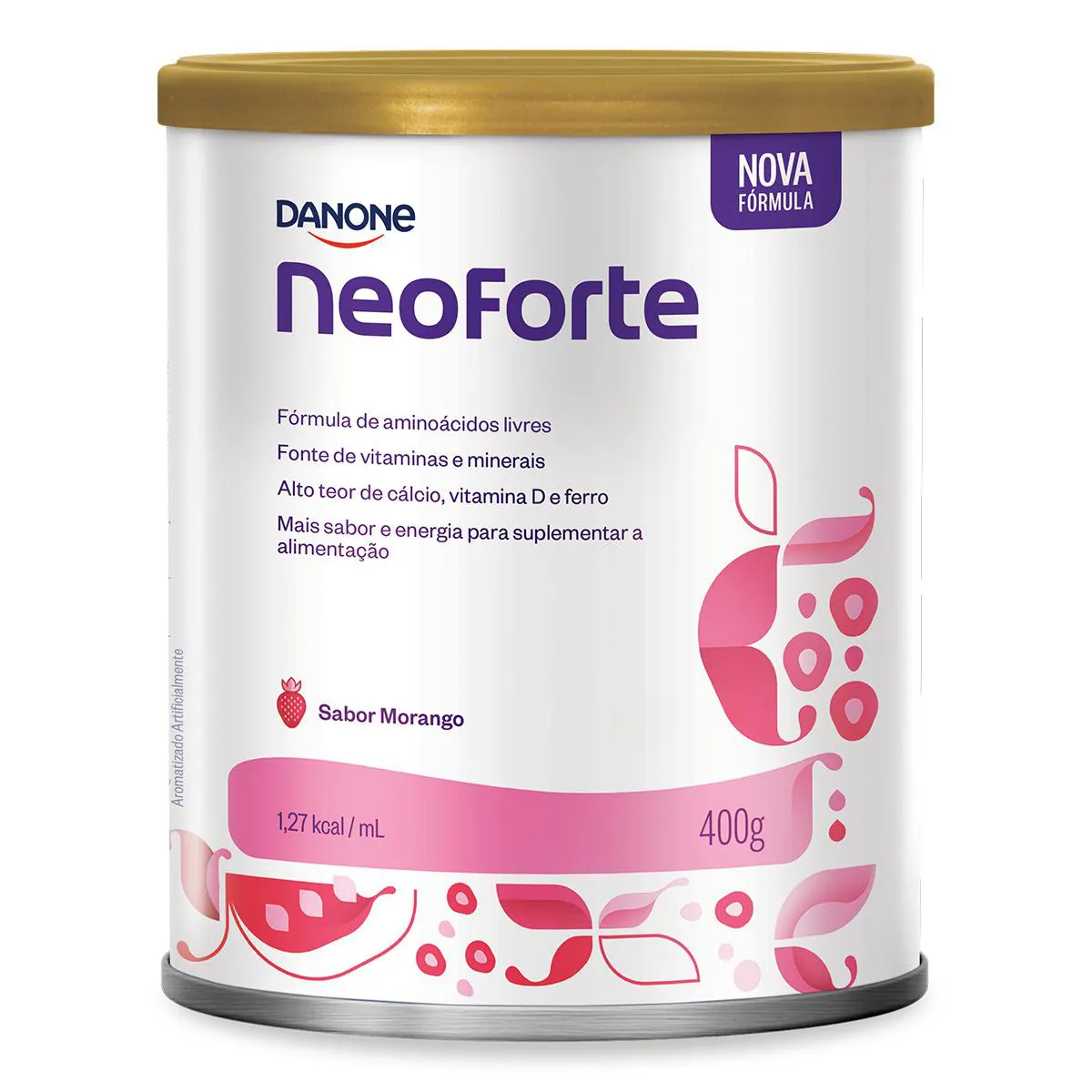 Fórmula Infantil Danone NeoForte Sabor Morango 400g