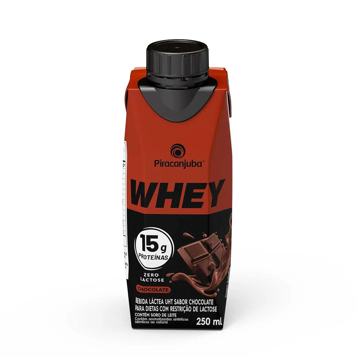 Piracanjuba Whey Zero Lactose Chocolate 250ml