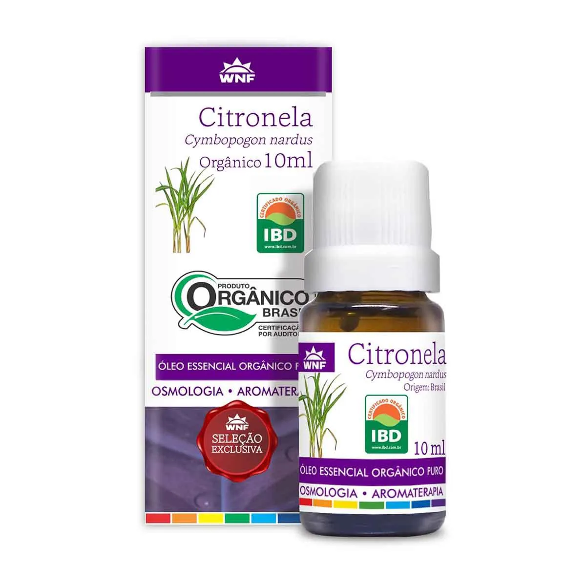 Óleo Essencial de Citronela Orgânico WNF 5ml