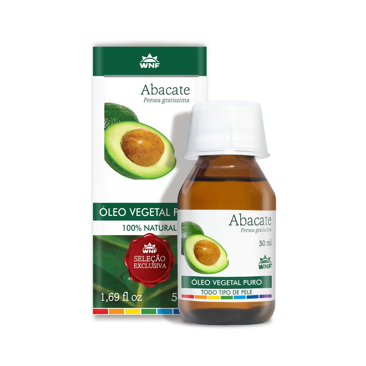 Óleo Vegetal de Abacate Persea Gratissima WNF 50ml