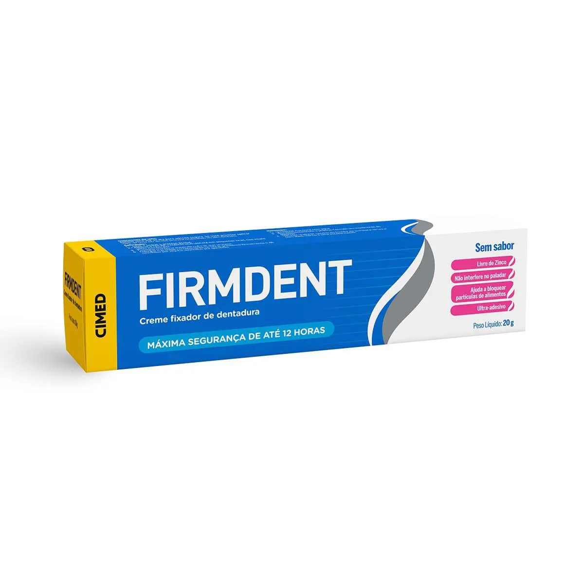 Creme Fixador de Dentadura Firmdent Sem Sabor 20g