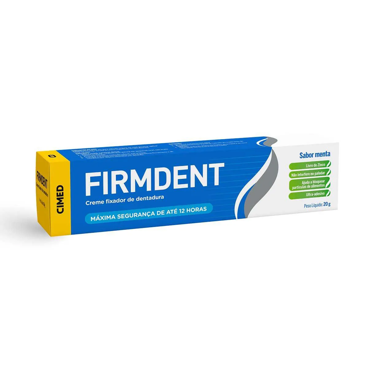 Creme Fixador de Dentadura Firmdent Sabor Menta 20g