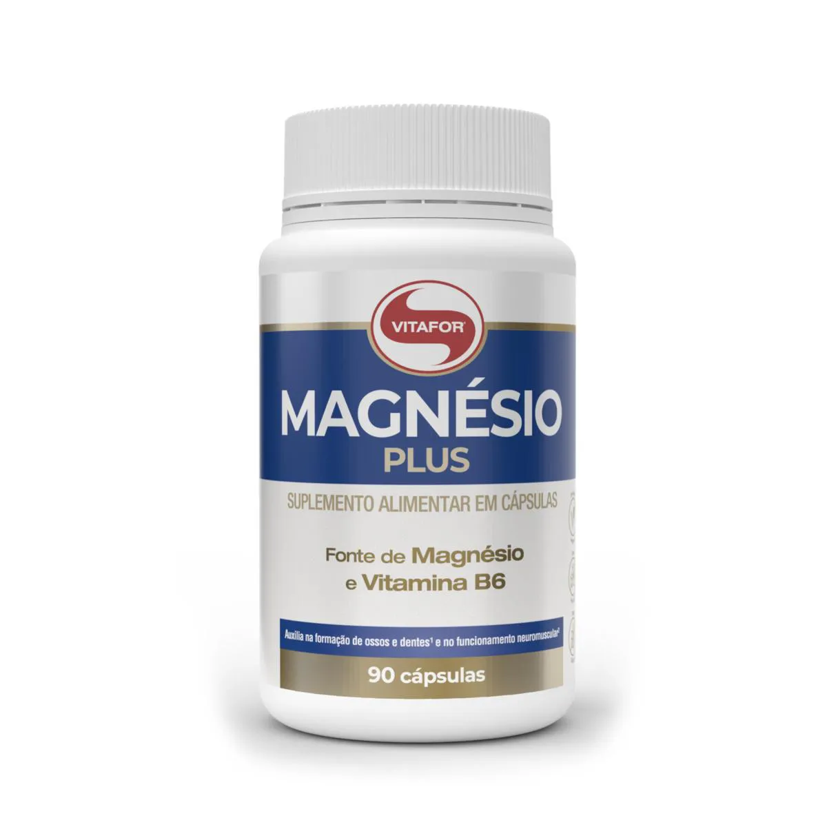 Magnésio Plus Vitafor 90 cápsulas: para que serve e onde comprar ...
