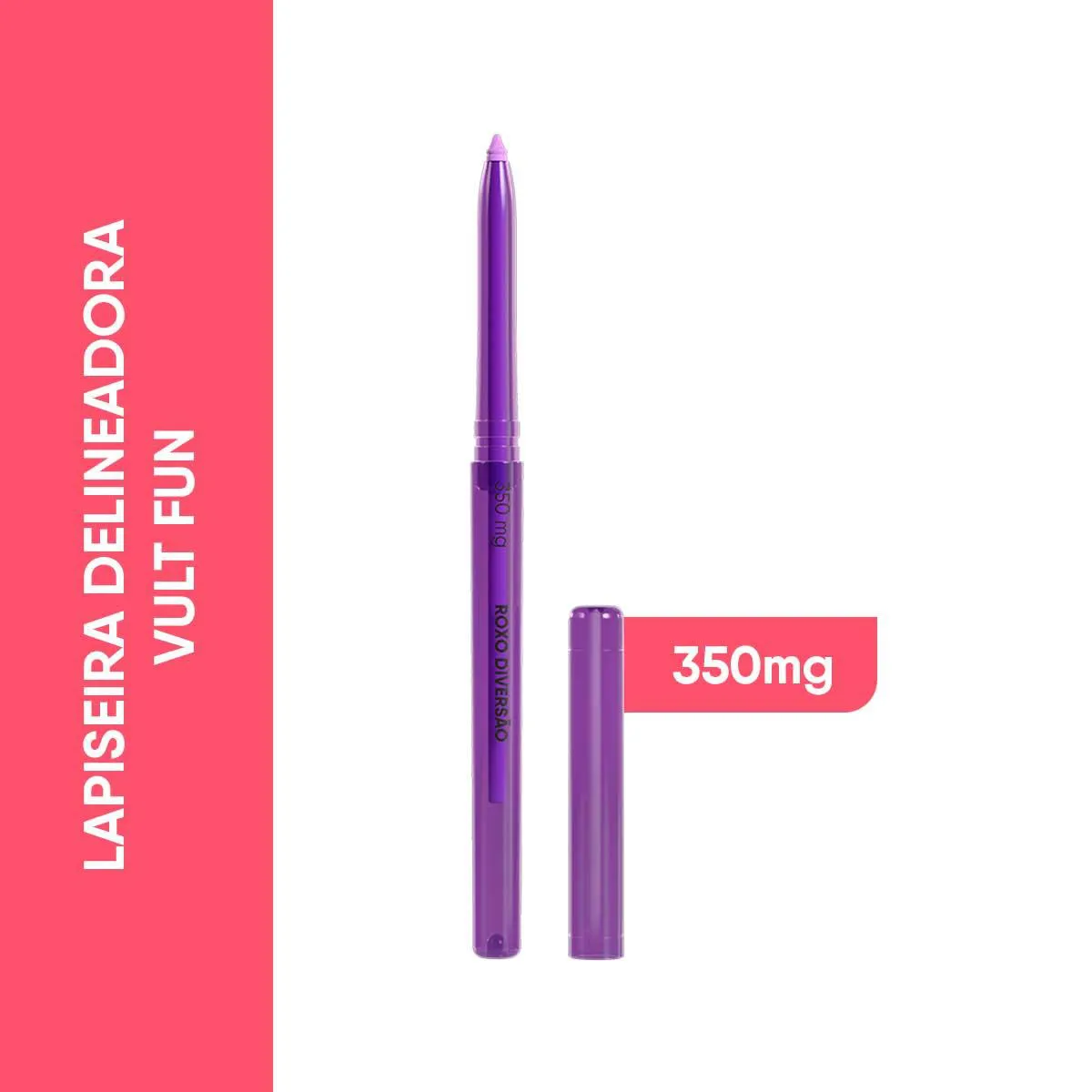 Lapiseira Delineadora Vult Fun 350mg - Roxo Diversão