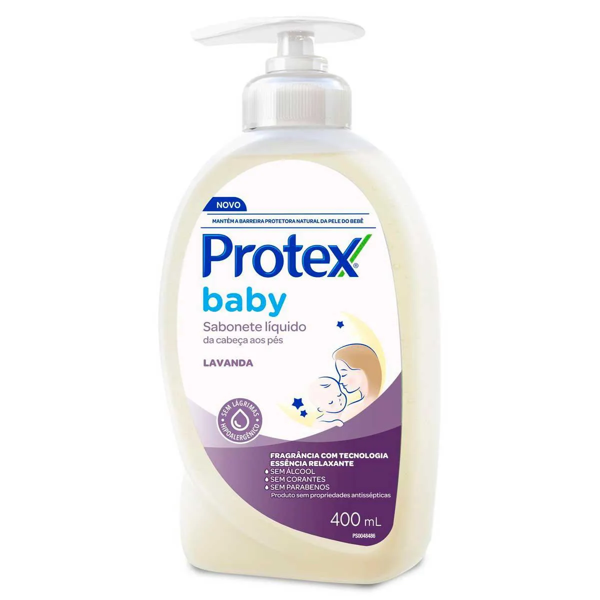 Sabonete Líquido Infantil Protex Baby da Cabeça aos Pés Lavanda 400ml