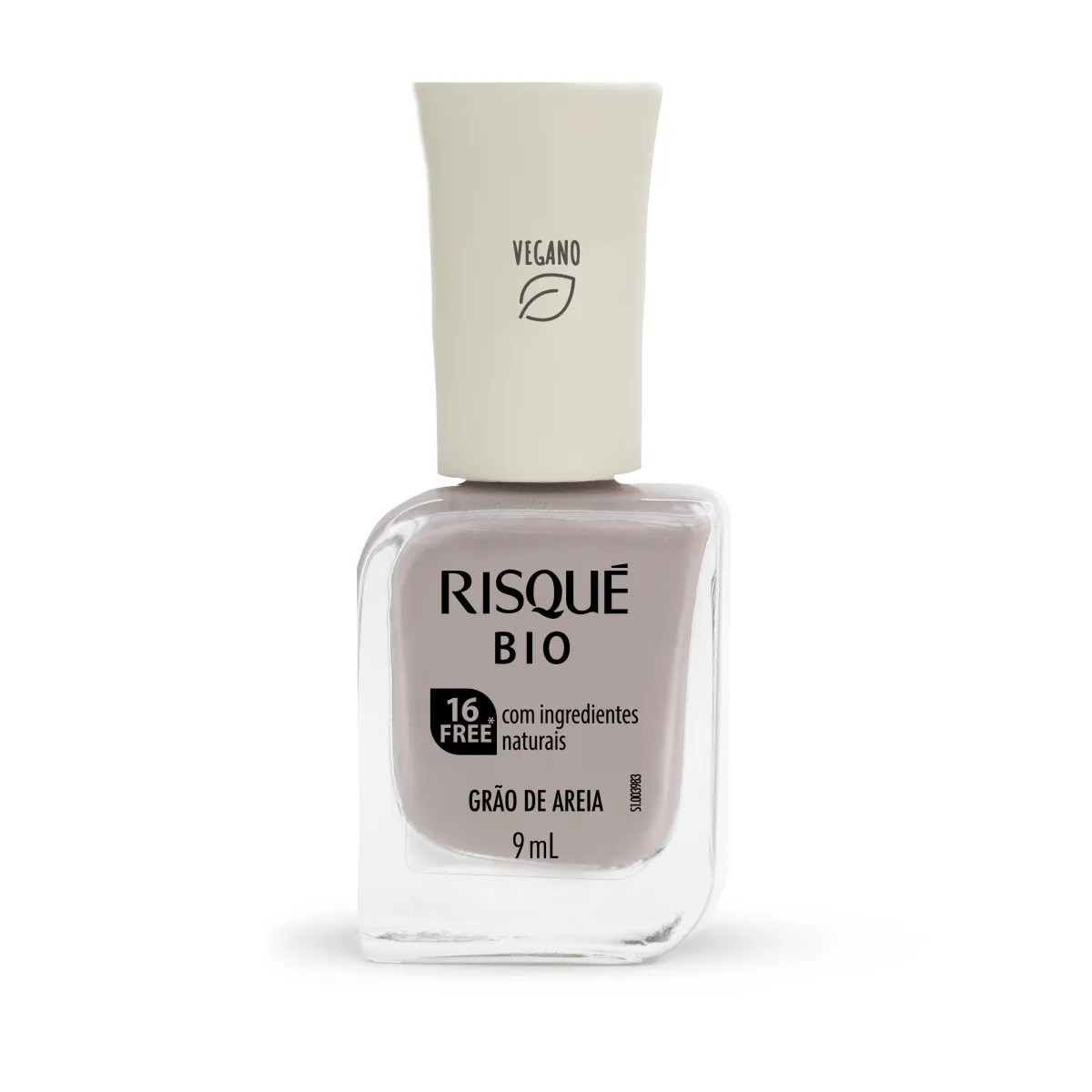 Esmalte Cremoso Risqué Bio 9ml - Grão de Areia