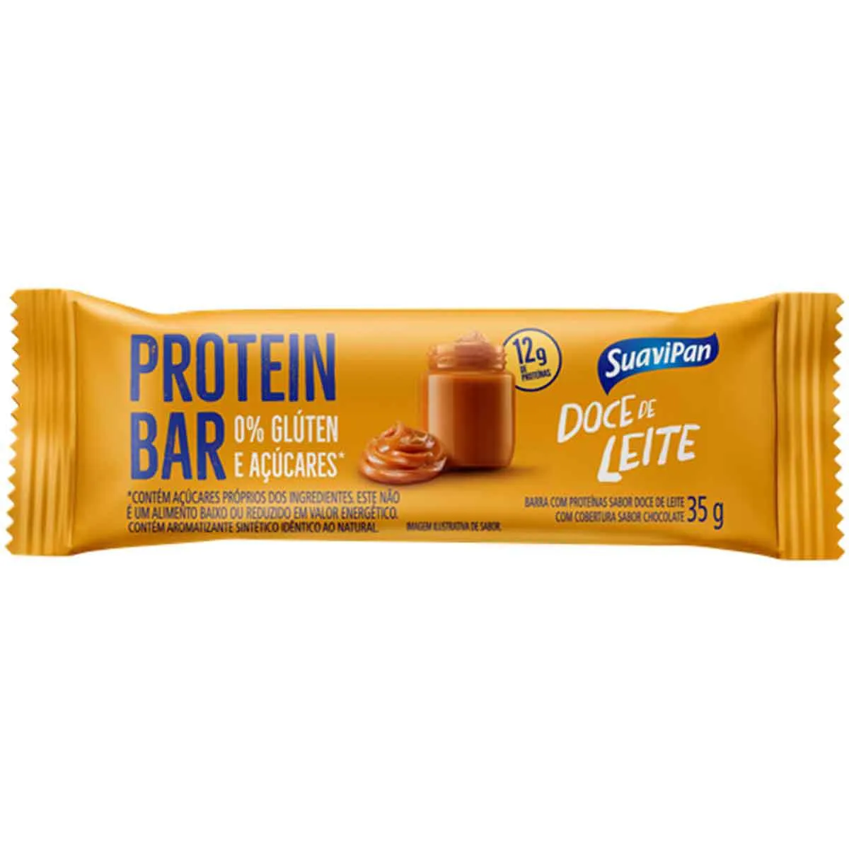 Barra de Proteína SuaviPan Protein Bar Doce de Leite 35g