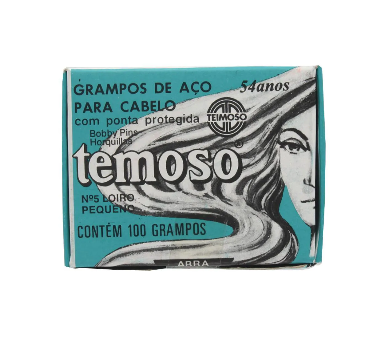 Grampo de Cabelo Temoso Loiro N5 - 100 unidades