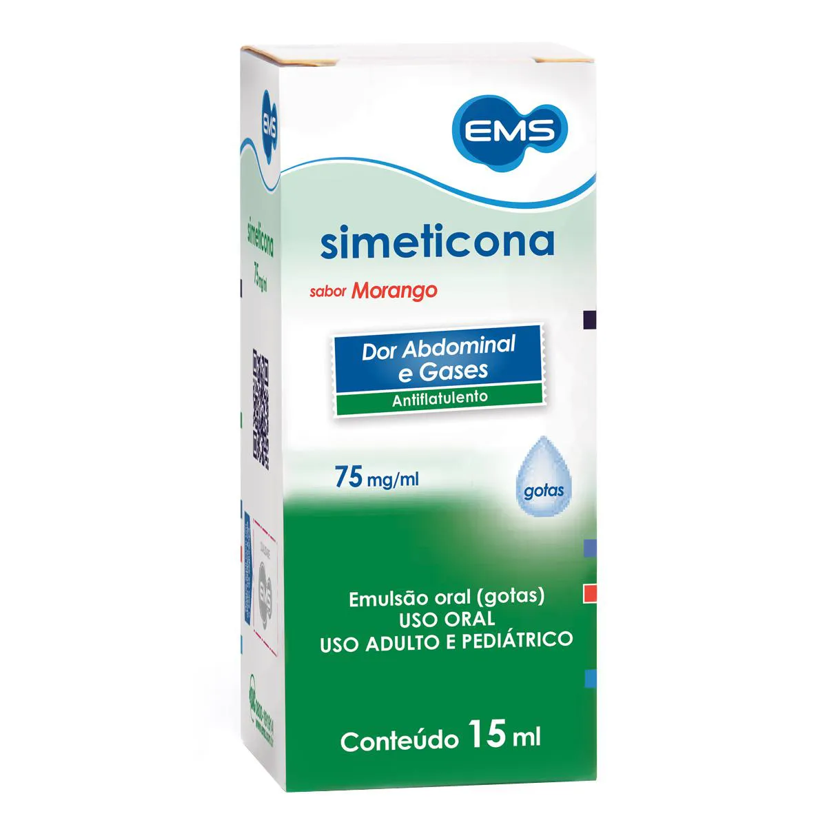 Simeticona 75mg/ml EMS gotas 15ml: preço, bula e para que serve | Drogasil
