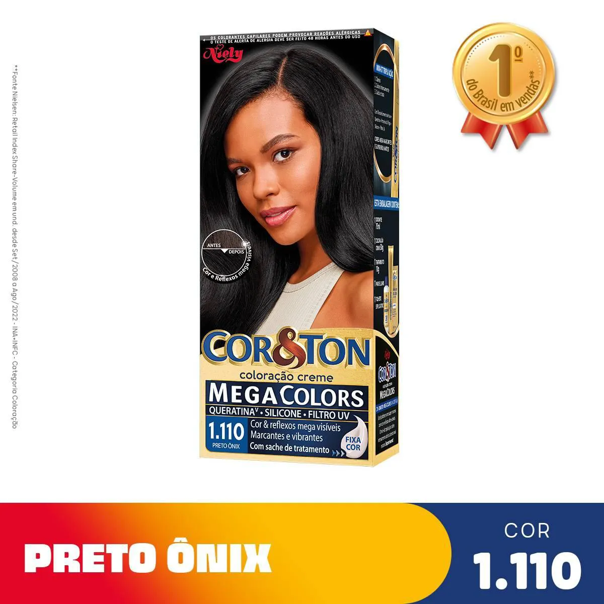 Cor: 1.110 Preto Onix