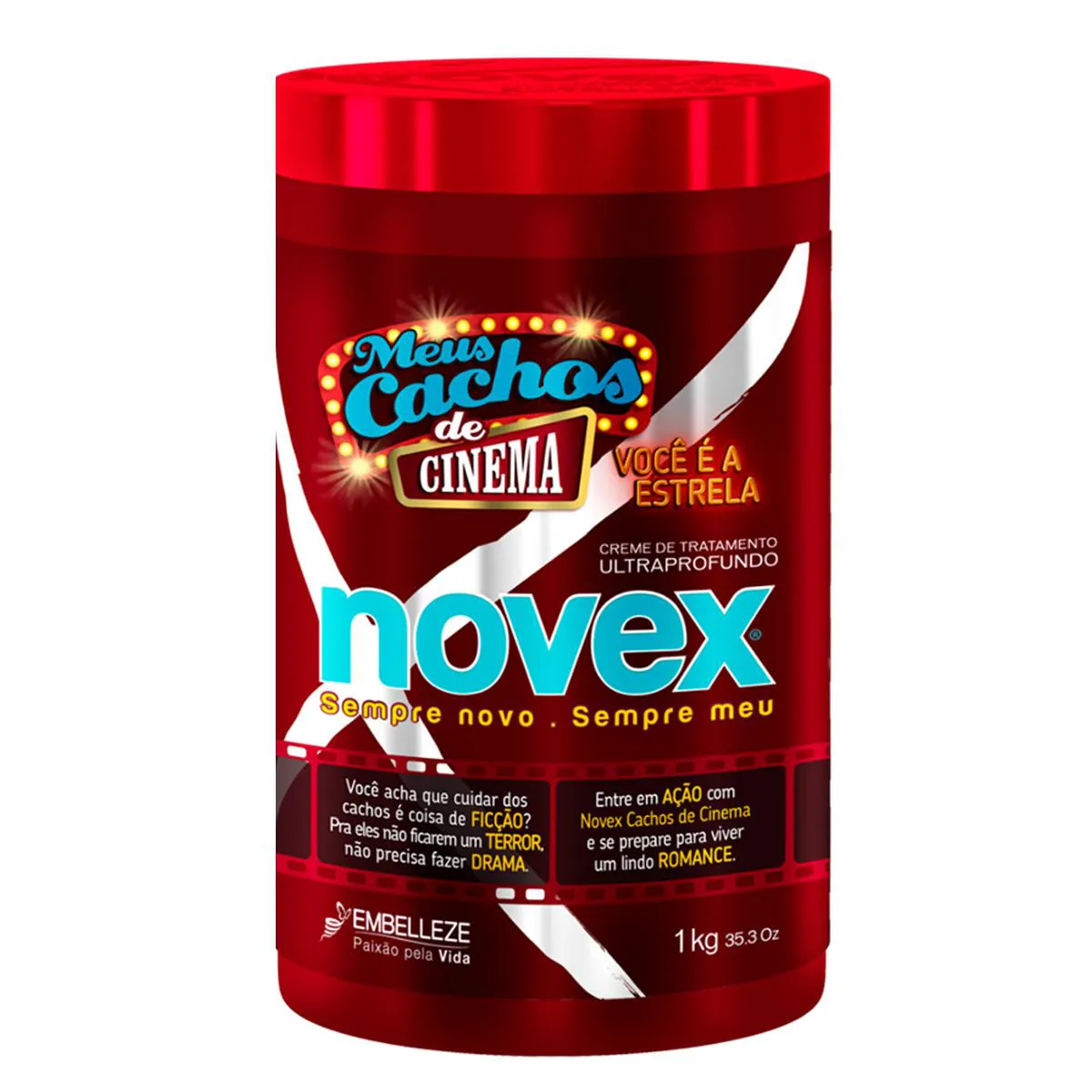 Creme de Tratamento Novex Meus Cachos de Cinema 1kg