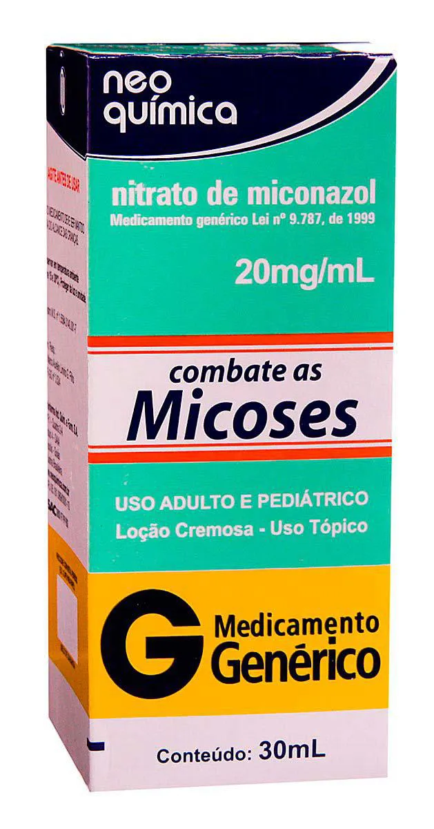 Nitrato de Miconazol 20mg/ml Loção 30ml Neo Química Genérico