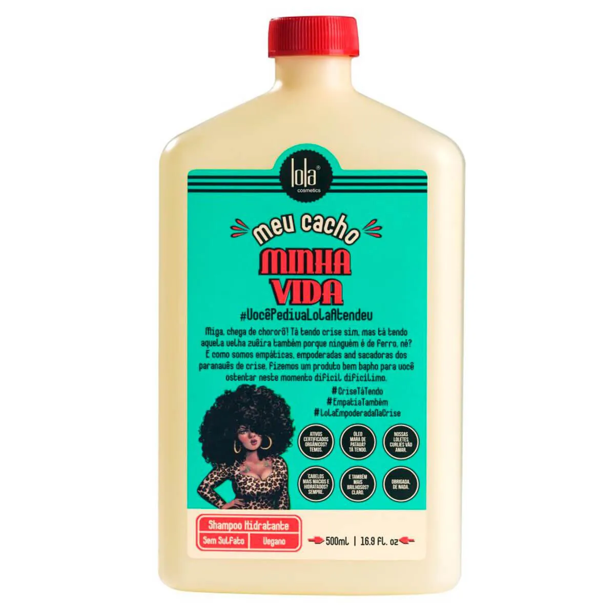 Shampoo Hidratante Lola Meu Cacho Minha Vida 500ml