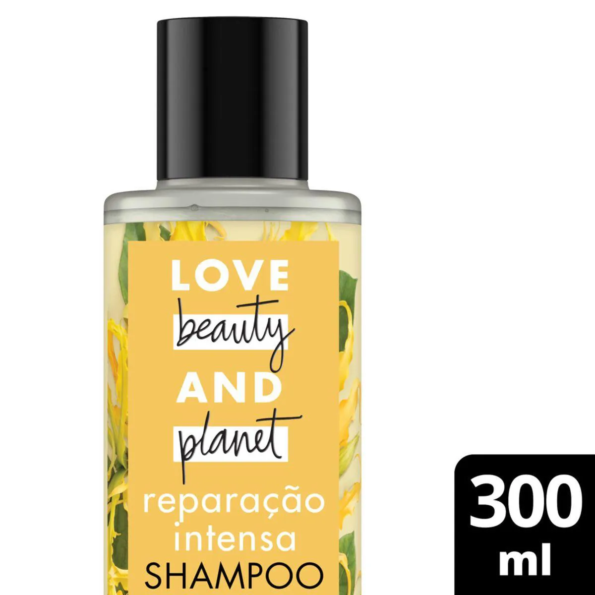 Shampoo Love, Beauty and Planet Reparação Intensa Óleo de Côco e Ylang Ylang 300ml