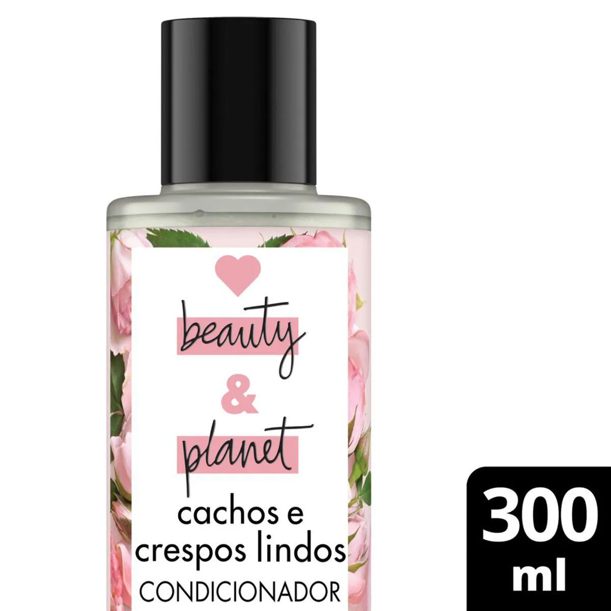 Condicionador Love, Beauty and Planet Cachos e Crespos Lindos Manteiga de Murumuru e Rosa 300ml