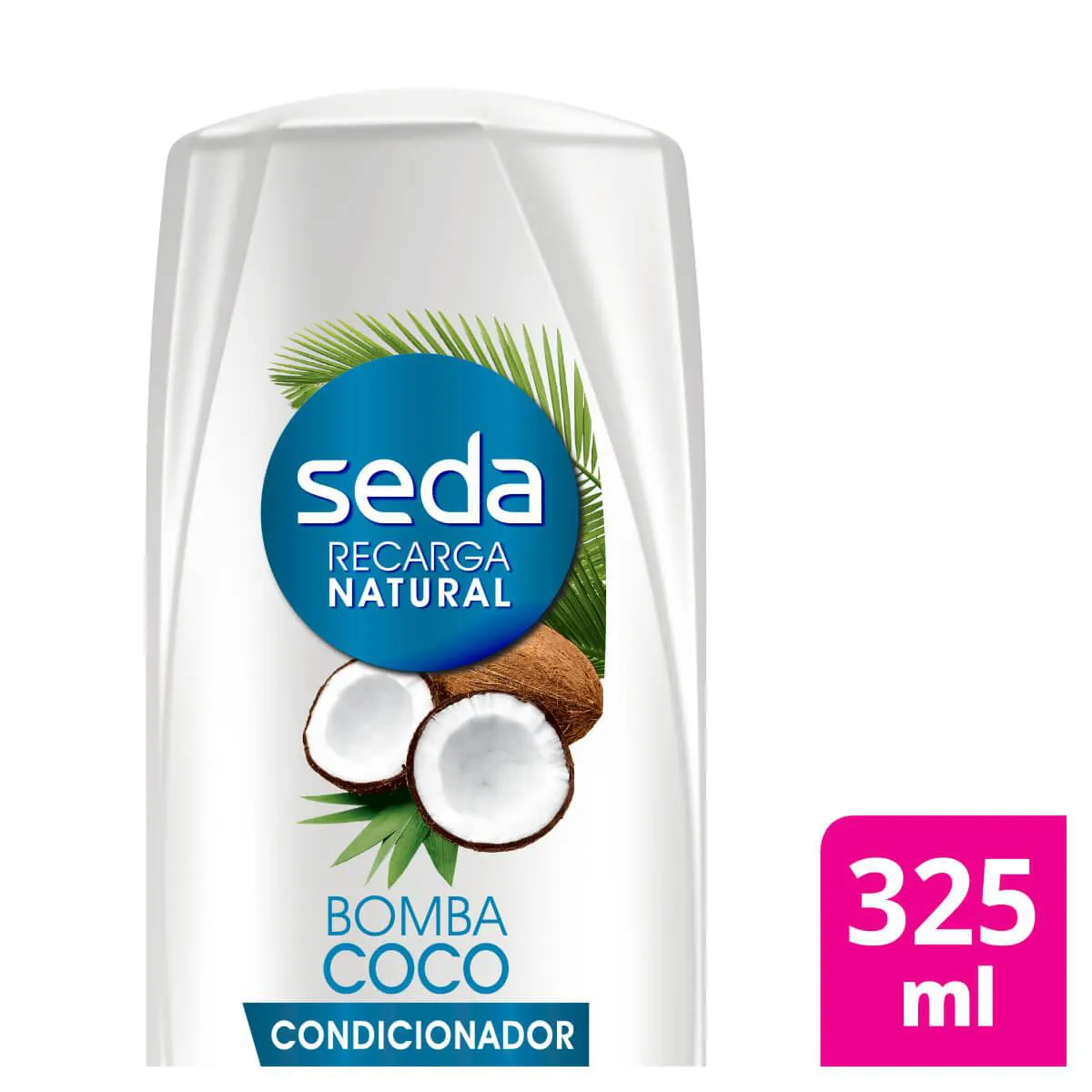 Condicionador Seda Recarga Natural Bomba de Coco 325ml