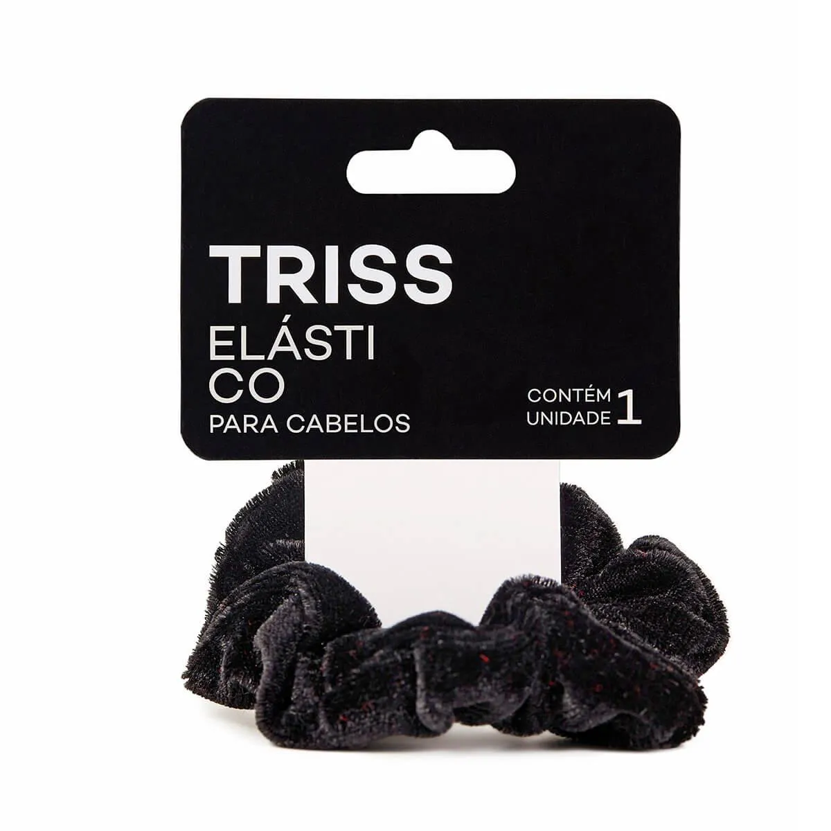 Elástico de Cabelo Scrunchie Needs Veludo Preto 1 unidade