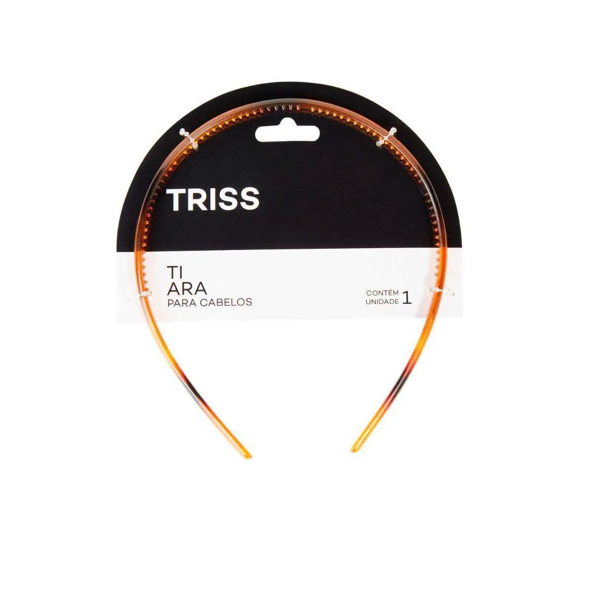 Tiara para Cabelo Triss/Needs Plástico Cor Tartaruga 1 unidade