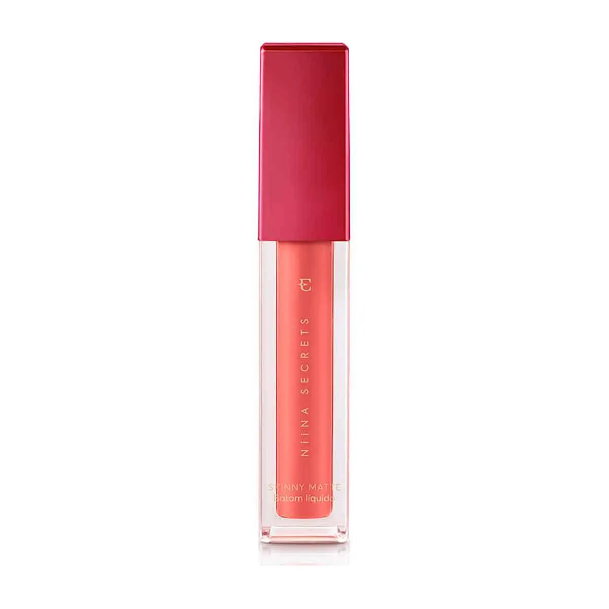 Batom Líquido Niina Secrets Skinny Matte Cor Terracota Orquídea com 4ml