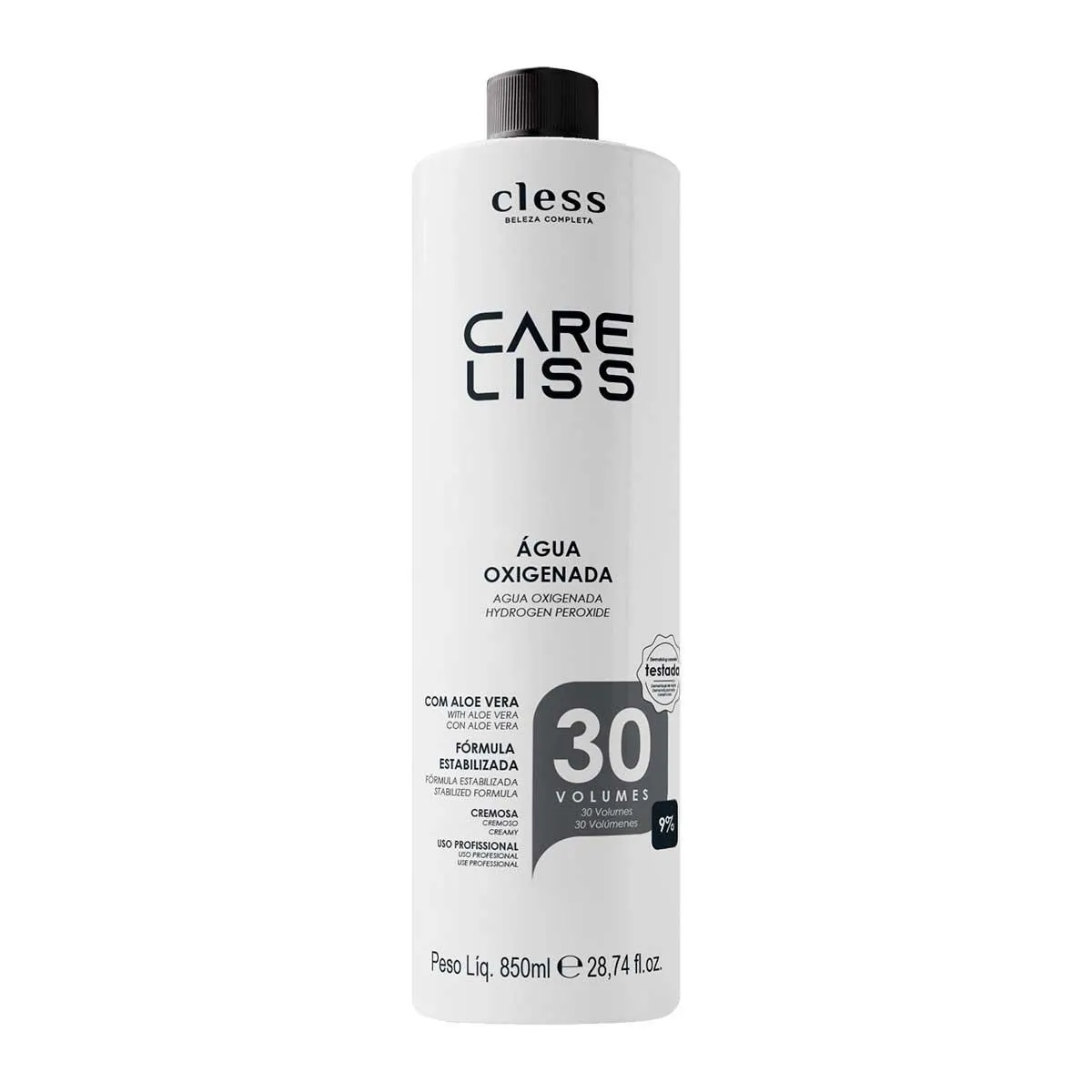 Água Oxigenada 30 Volumes Care Liss 850ml