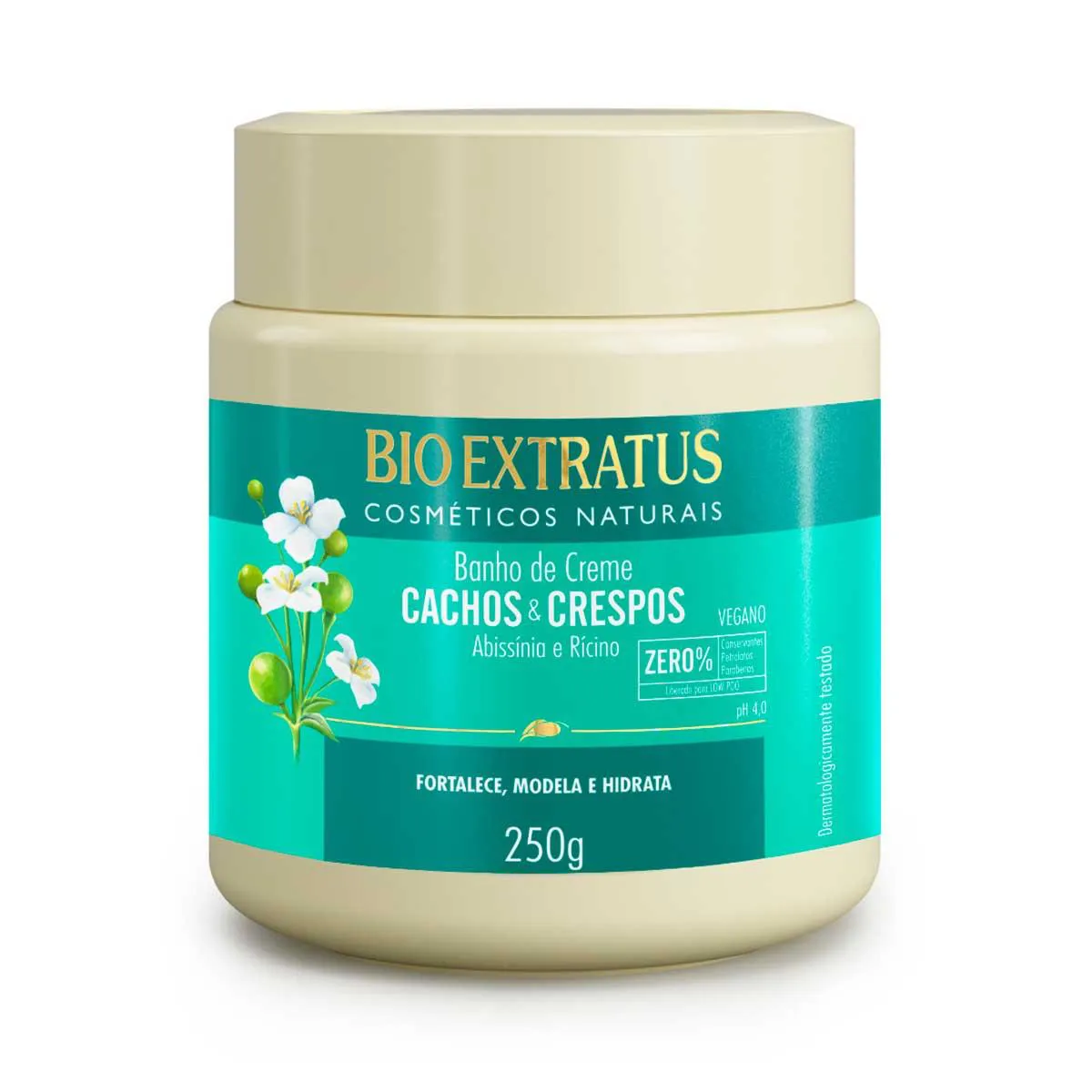 Banho de Creme Bio Extratus Cachos e Crespos com 250g