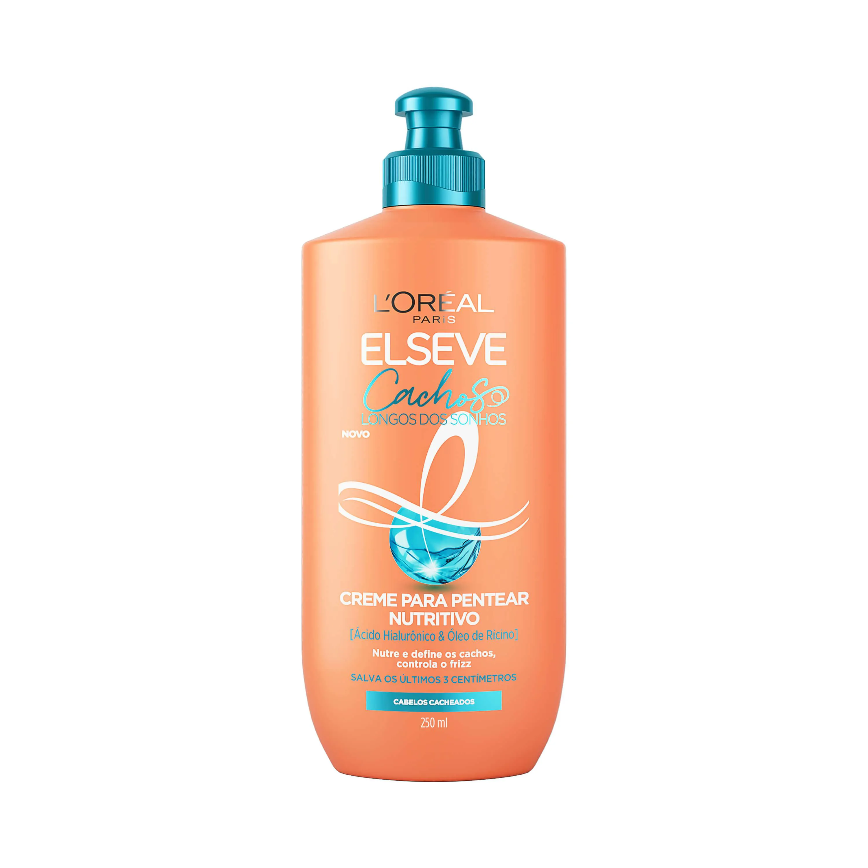 Creme para Pentear Cabelo Cacheado L'Oréal Paris Elseve Cachos Longos dos Sonhos 250ml