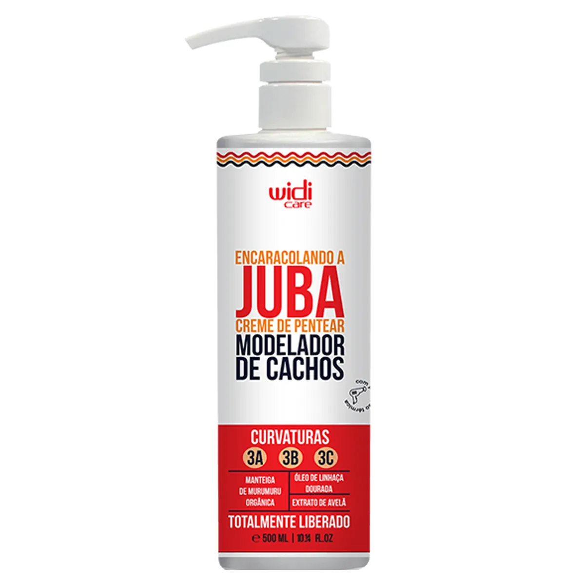 Creme para Pentear Cabelo Cacheado Widi Care Encaracolando a Juba 500ml